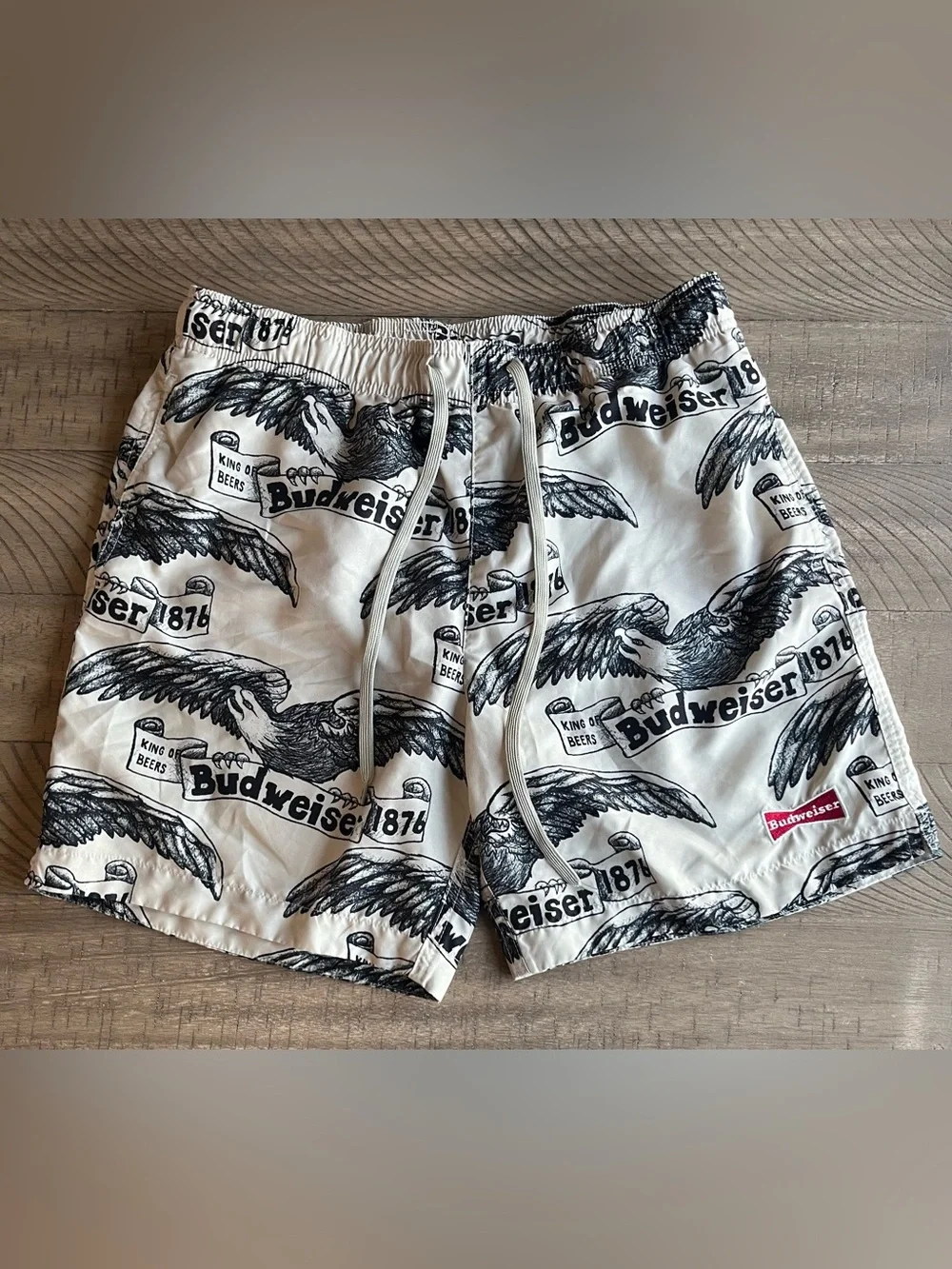 PacSun Budweiser Swim Trunks Men’s Size Medium Summer Vacation Party